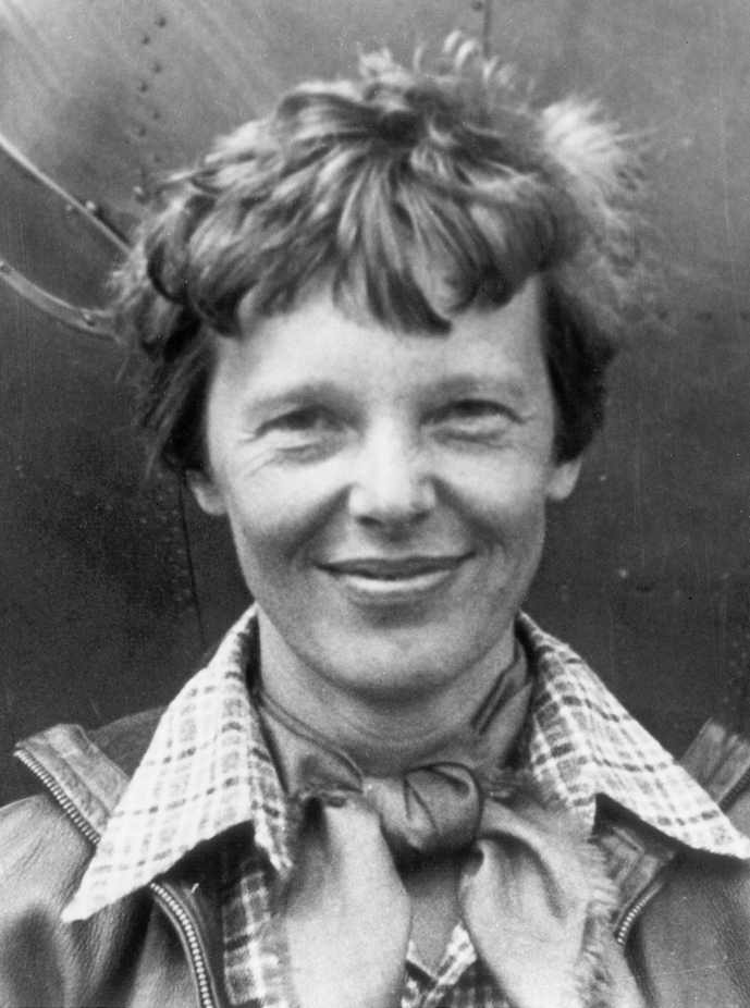 Amelia Earhart portrait