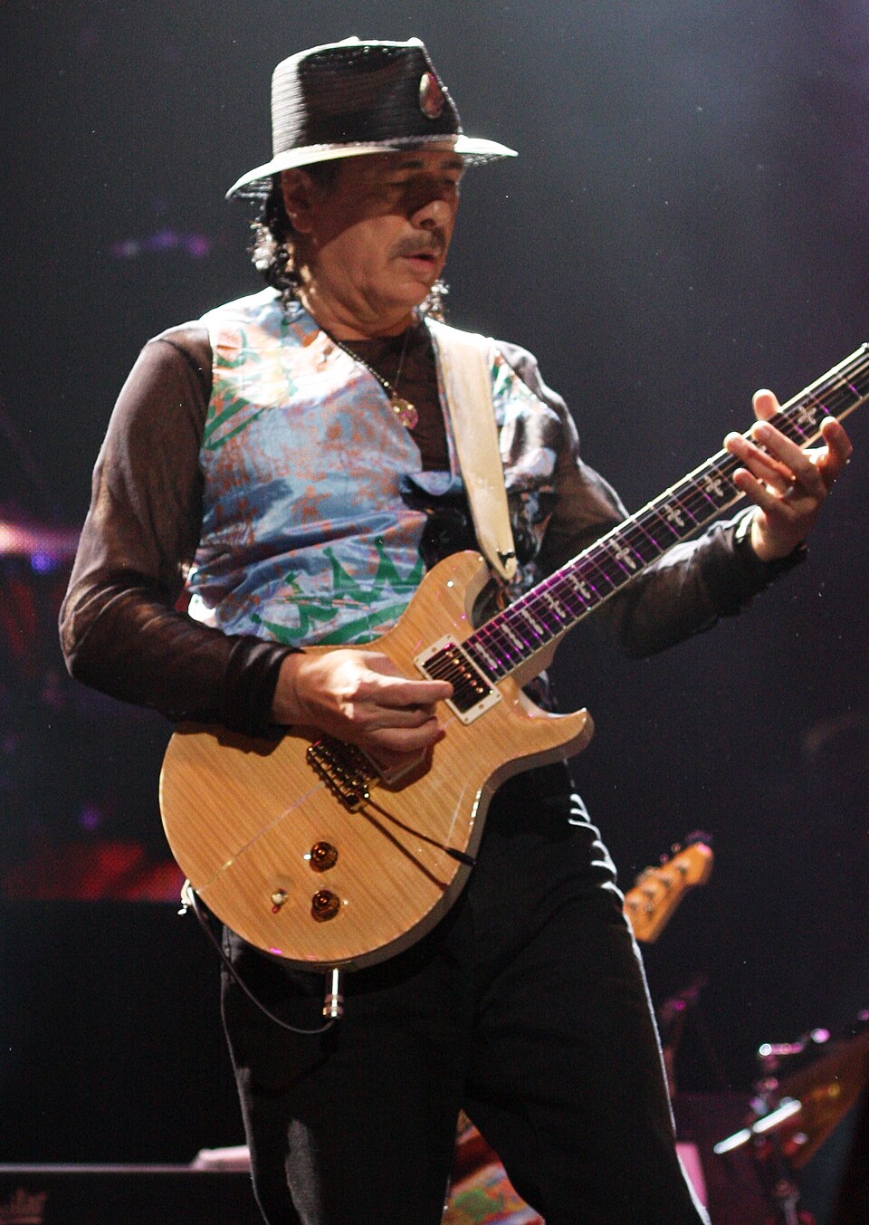 Carlos Santana portrait