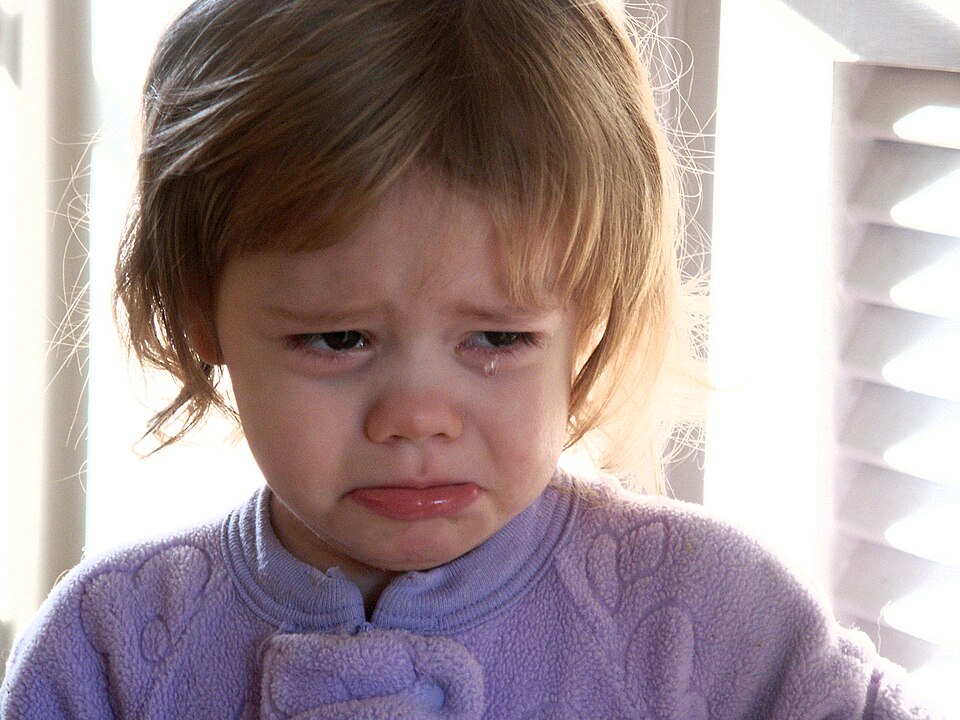 Cry portrait