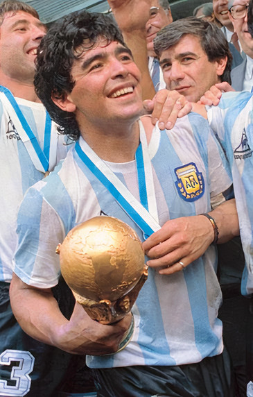 Diego Maradona portrait