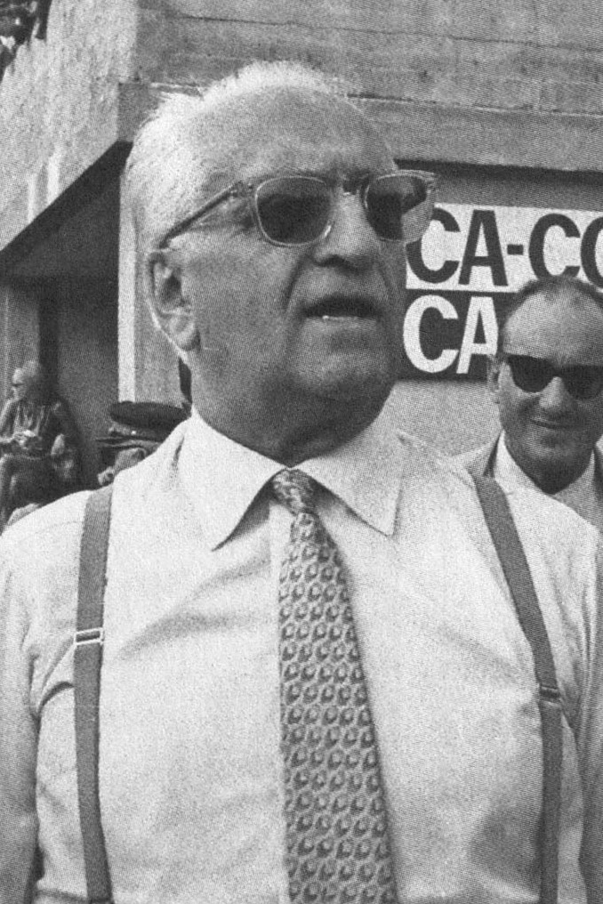 Enzo Ferrari portrait