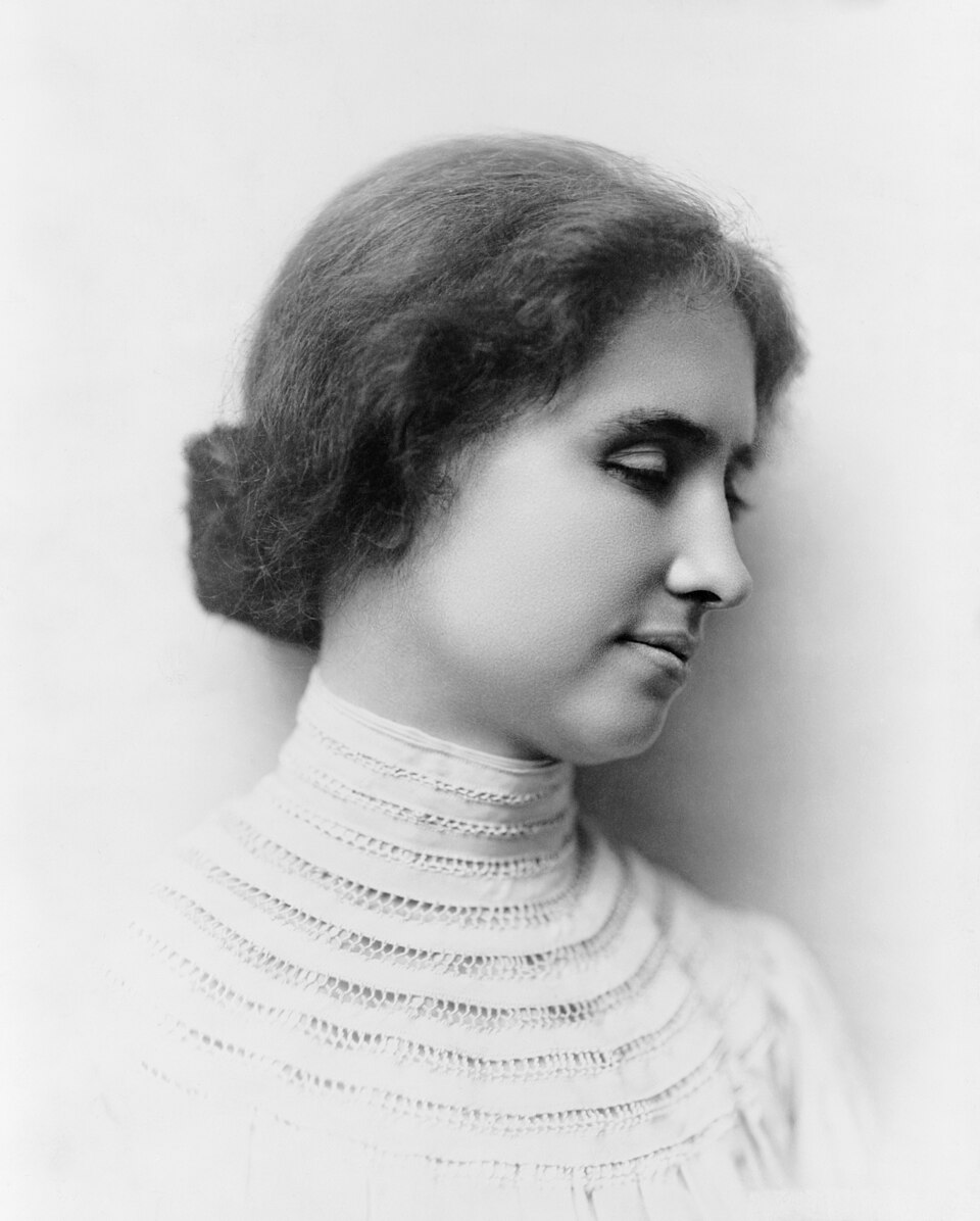 Helen Keller portrait