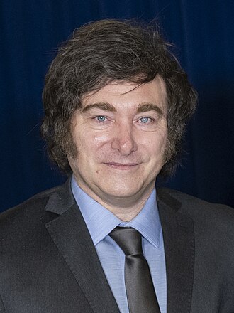 Javier Milei licensed portrait