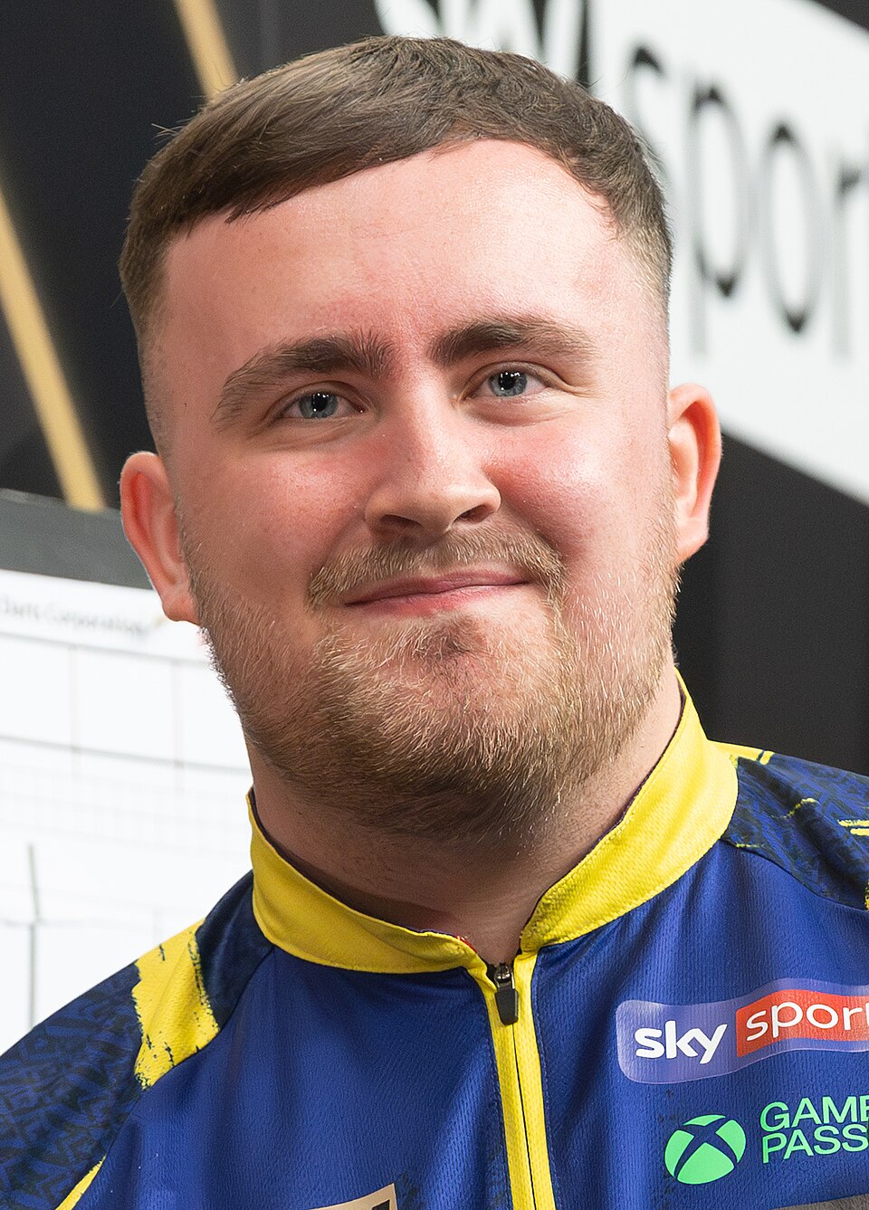 Luke Littler portrait