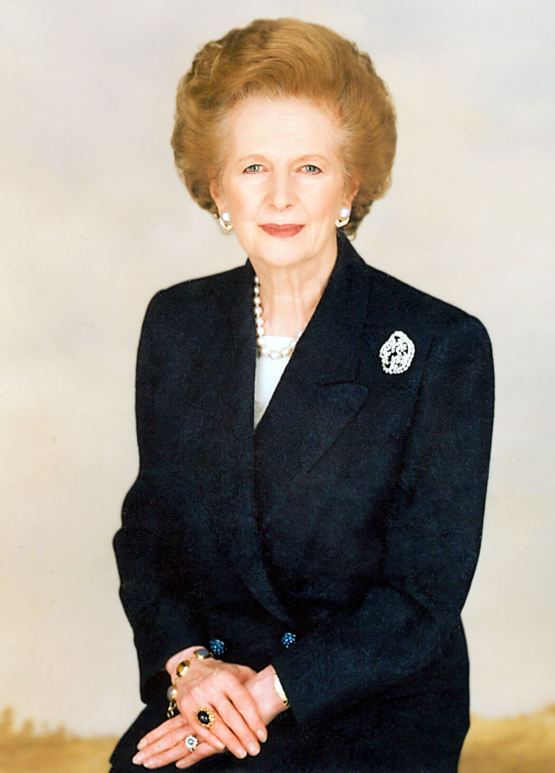 Margaret Thatcher portrait