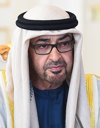 Mohamed bin Zayed Al Nahyan licensed portrait