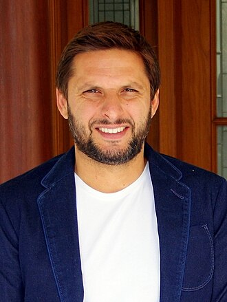 Shahid Afridi licensed portrait
