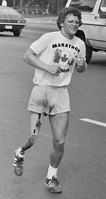 Terry Fox portrait