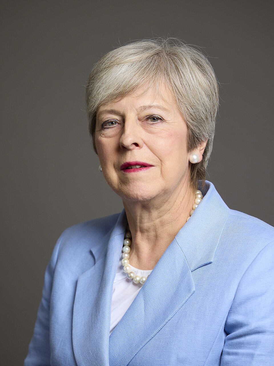 Theresa May portrait