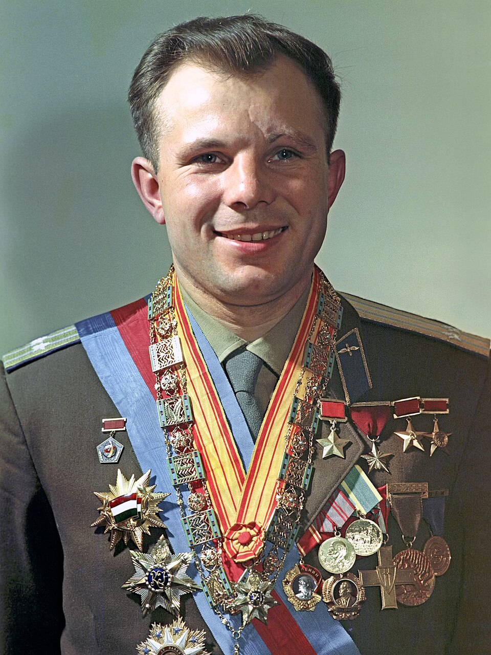 Yuri Gagarin portrait