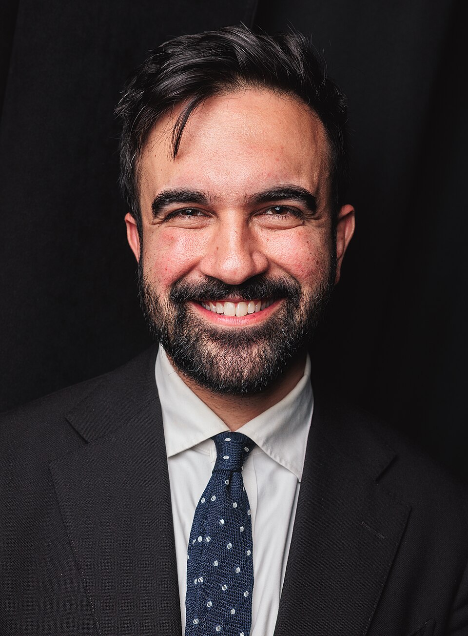 Zohran Mamdani portrait